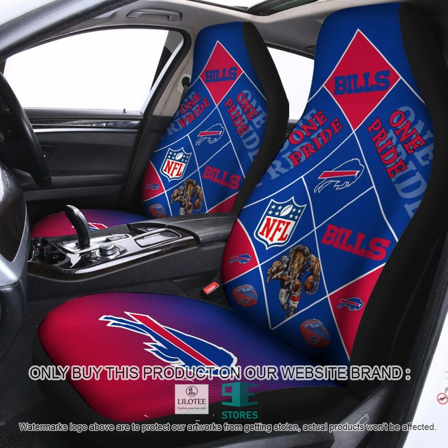 Buffalo Bills One Pride Car Seat Covers 8