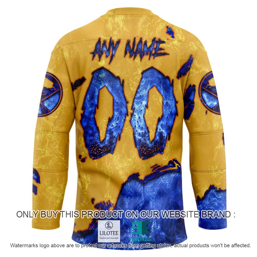 Alternative view of Buffalo Sabres Blood Personalized Hockey Jersey Shirt - LIMITED EDITION