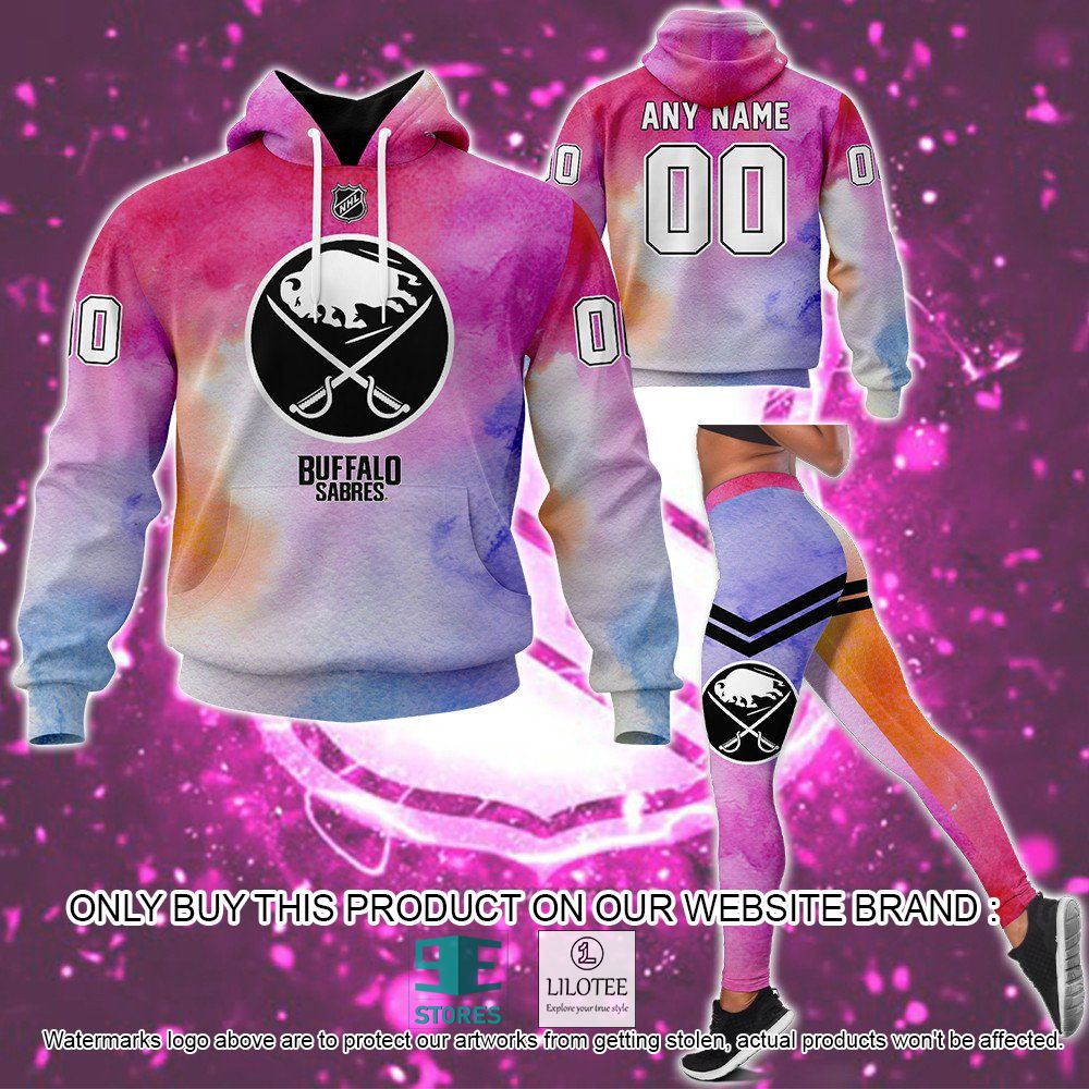 Buffalo Sabres Breast Cancer Awareness Month Personalized Hoodie, Legging - LIMITED EDITION 12