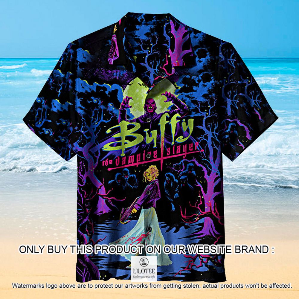 Buffy the Vampire Slayer Pattern Color Short Sleeve Hawaiian Shirt - LIMITED EDITION 12