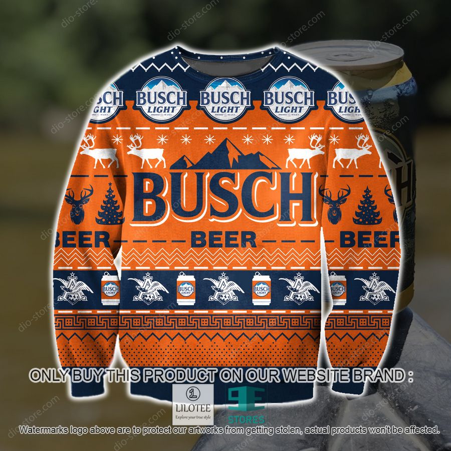 Busch Beer Orange Knitted Wool Sweater - LIMITED EDITION 9