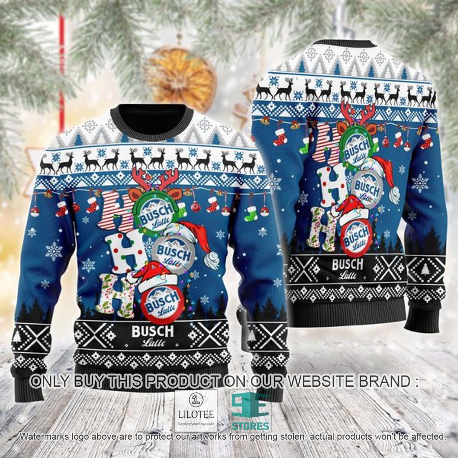 Busch Latte Ho Ho Ho Ugly Christmas Sweater - LIMITED EDITION 8