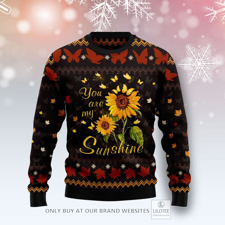 Butterfly Sunshin Ugly Christmas Sweater - LIMITED EDITION 25