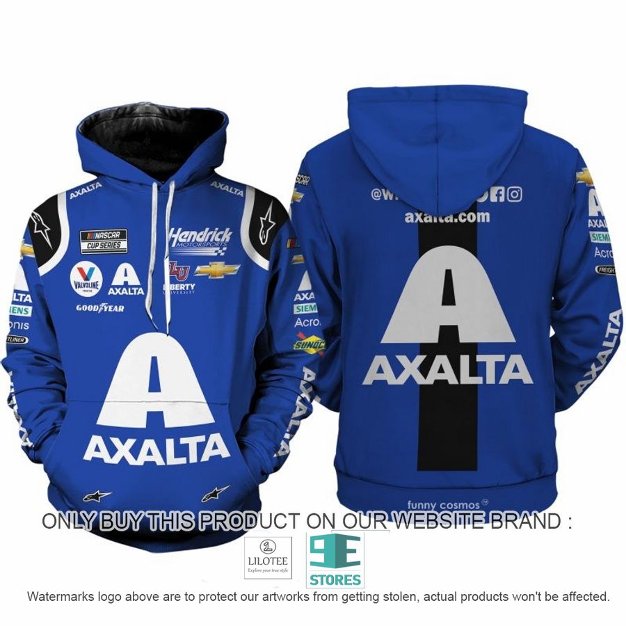 Axalta William Byron Nascar 2022 Racing 3D Shirt, Hoodie 9