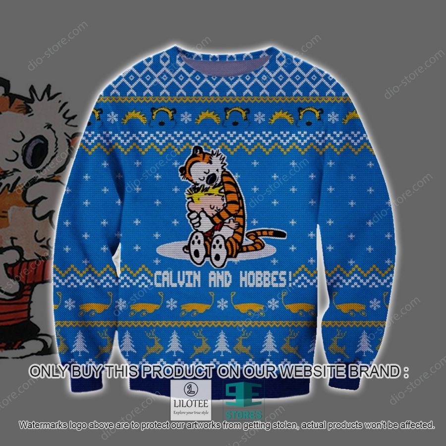 Calvin And Hobbes Knitted Wool Sweater - LIMITED EDITION 9