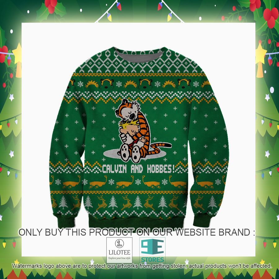 Calvin And Hobbes Knitted Wool Sweater - LIMITED EDITION 4 Calvin And Hobbes Knitted Wool Sweater - LIMITED EDITION - Image 4