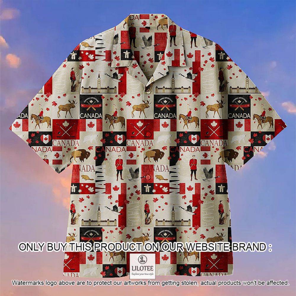 Canada Adventure Flag Short Sleeve Hawaiian Shirt - LIMITED EDITION 10