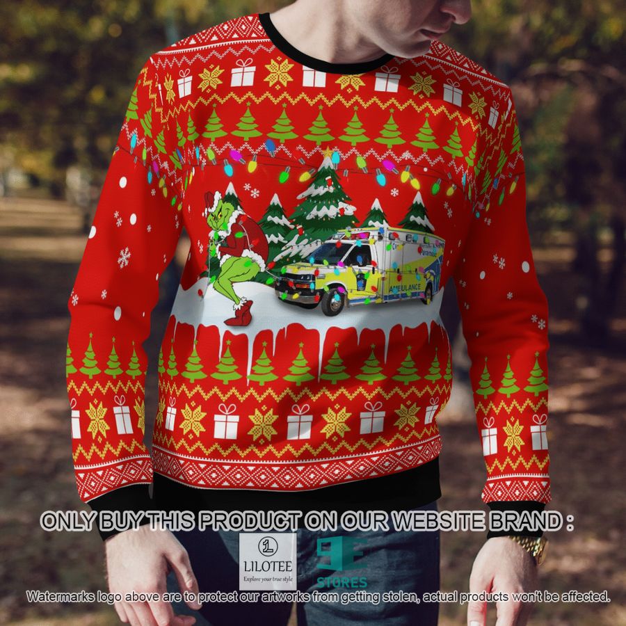 Canada Grey County Paramedics Christmas Sweater - LIMITED EDITION 4 Canada Grey County Paramedics Christmas Sweater - LIMITED EDITION - Image 4