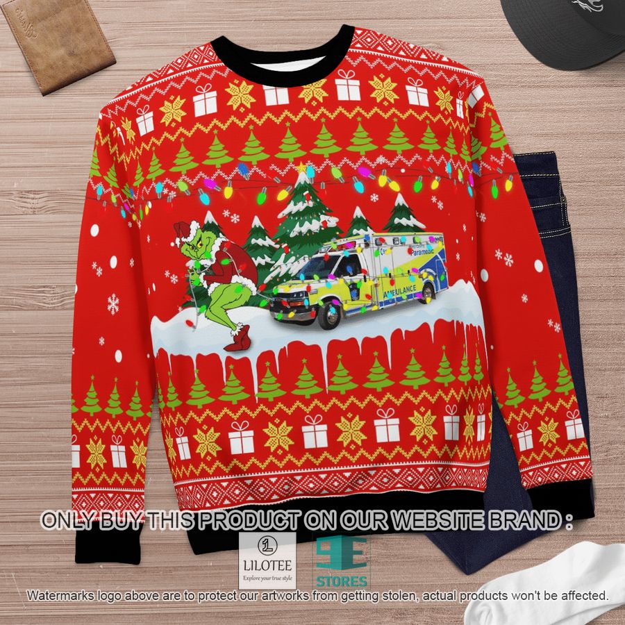 Canada Grey County Paramedics Christmas Sweater - LIMITED EDITION 6 Canada Grey County Paramedics Christmas Sweater - LIMITED EDITION - Image 6
