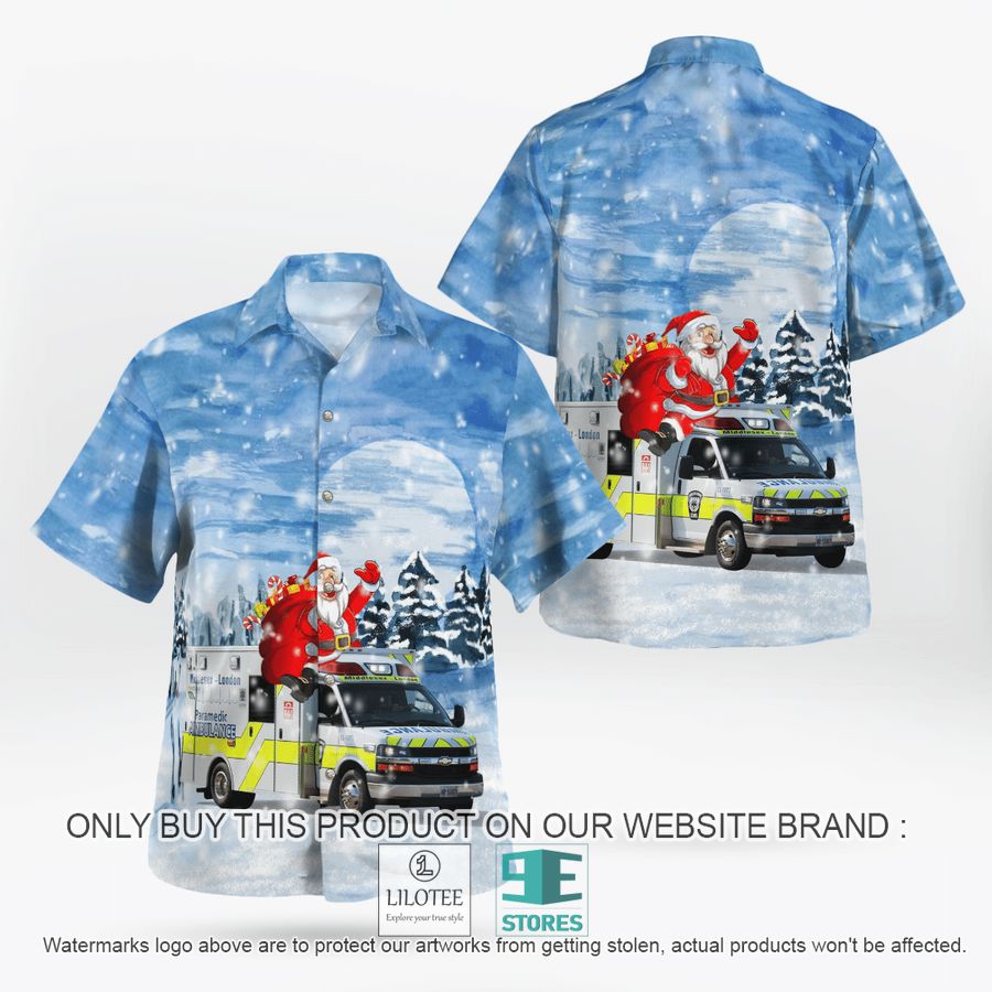 Canada Middlesex-London EMS Christmas Hawaiian Shirt - LIMITED EDITION 9