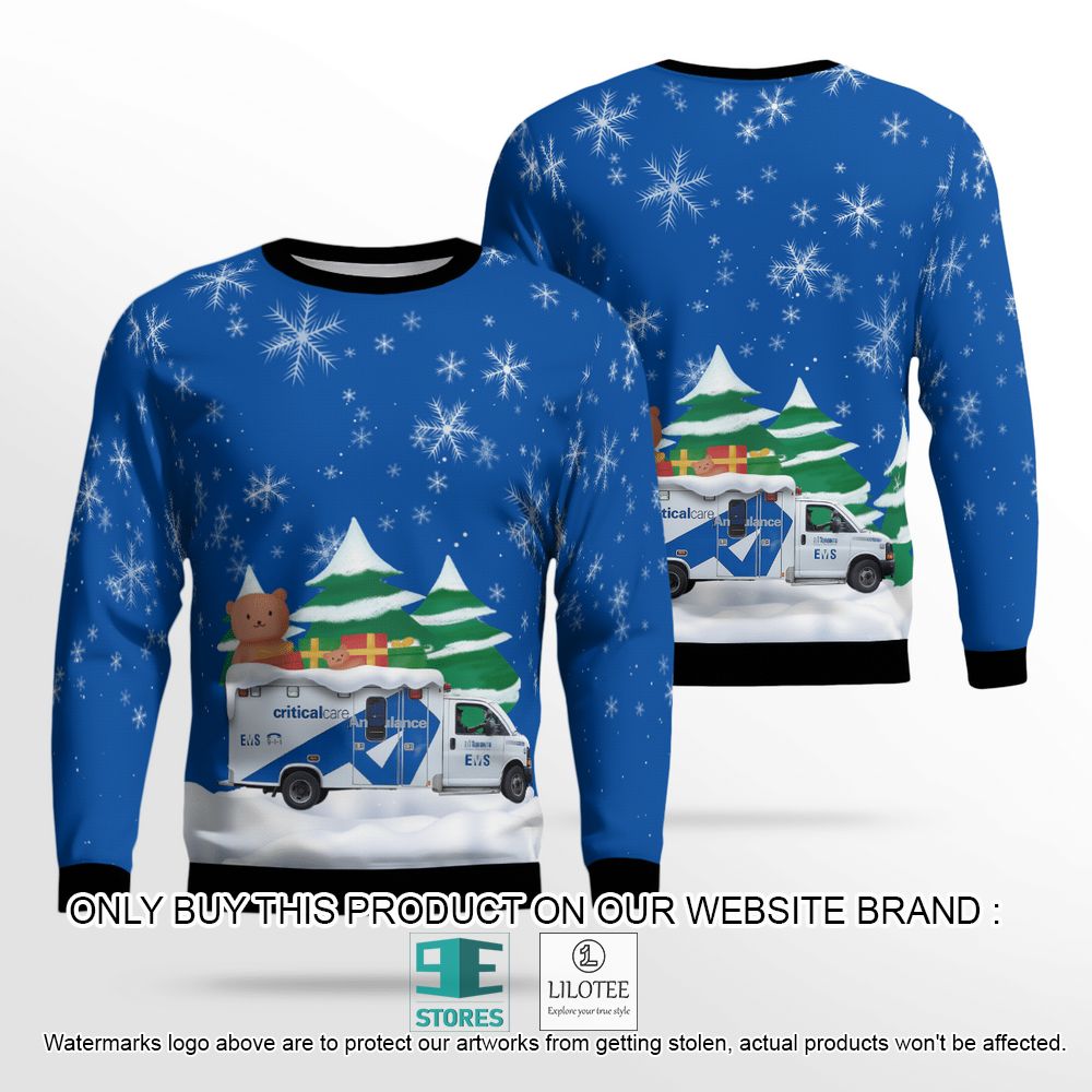 Canada, Toronto EMS Christmas Wool Sweater - LIMITED EDITION 12