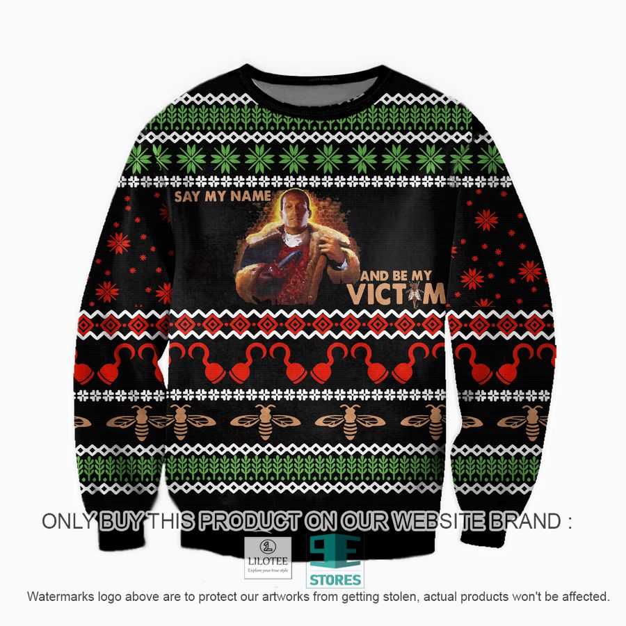 Candyman-Say My Name And Be My Victim Ugly Christmas Sweater, Sweatshirt 17