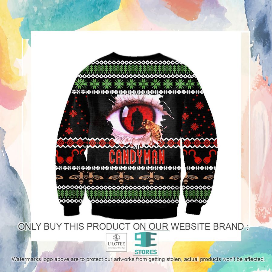 Candyman-Say My Name And Be My Victim Ugly Christmas Sweater, Sweatshirt 4 Candyman-Say My Name And Be My Victim Ugly Christmas Sweater, Sweatshirt - Image 4