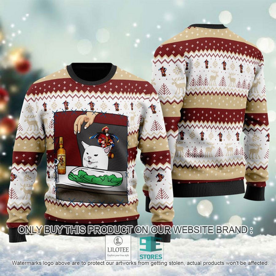 Captain Morgan Cat Meme Ugly Christmas Sweater - LIMITED EDITION 8