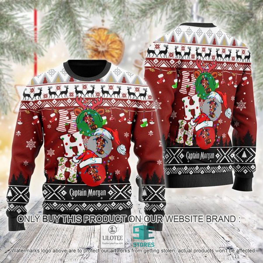 Captain Morgan Ho Ho Ho Ugly Christmas Sweater - LIMITED EDITION 9
