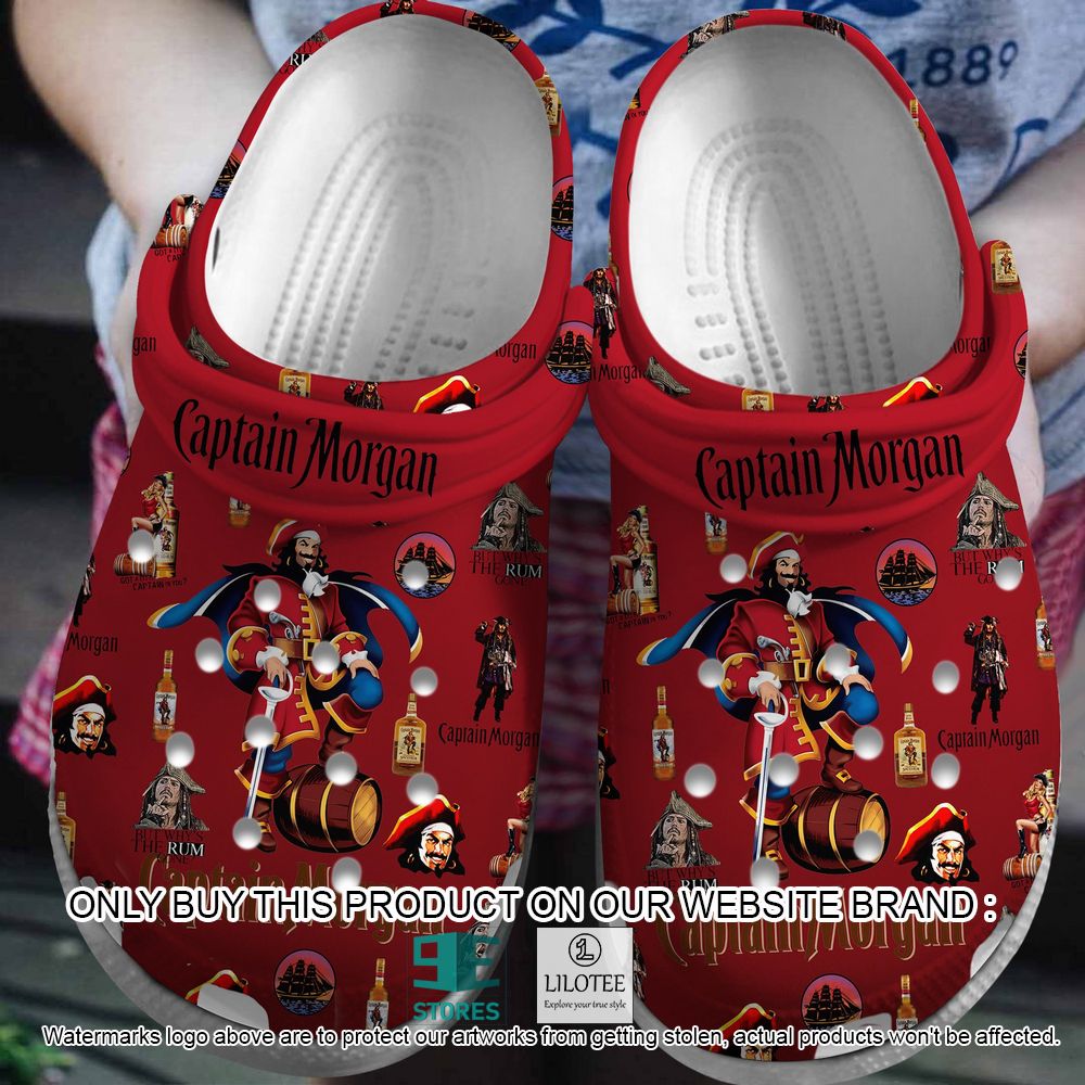 Captain Morgan Red Crocs Clog Shoes - LIMITED EDITION 6