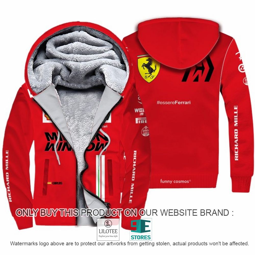 Carlos Sainz Racing Formula 1 2022 Mission Winnow 3D Fleece Hoodie - LIMITED EDITION 11