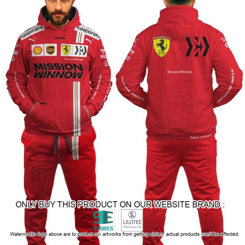 Carlos Sainz Racing Formula 1 2022 Mission Winnow 3D Hoodie, Pant - LIMITED EDITION 5