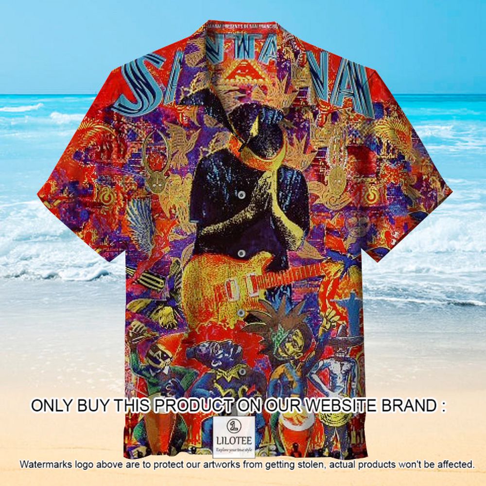 Carlos Santana Guitar Short Sleeve Hawaiian Shirt - LIMITED EDITION 12