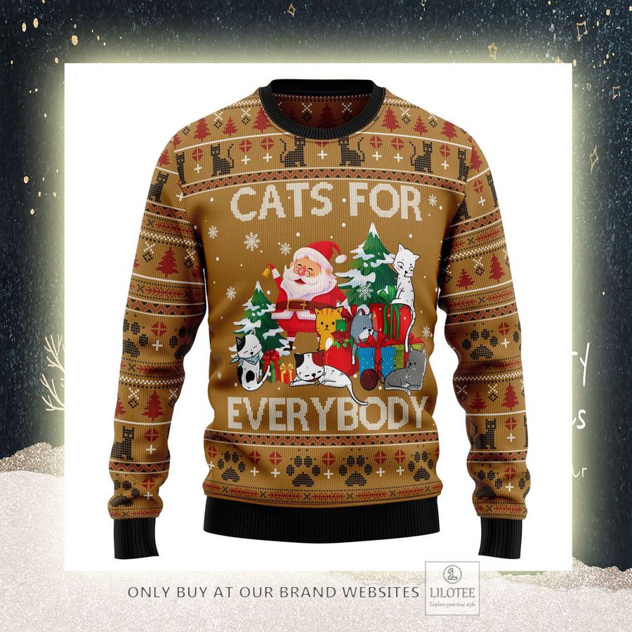 Cats For Everybody Ugly Christmas Sweater - LIMITED EDITION 10 Cats For Everybody Ugly Christmas Sweater - LIMITED EDITION - Image 10
