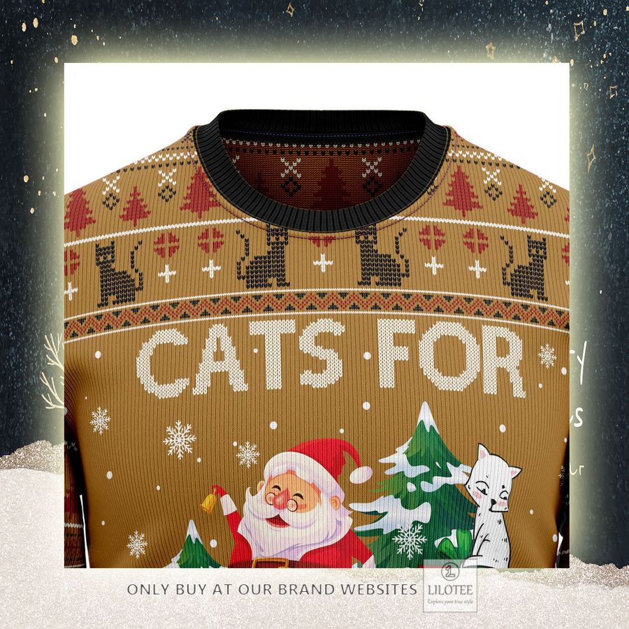 Cats For Everybody Ugly Christmas Sweater - LIMITED EDITION 11 Cats For Everybody Ugly Christmas Sweater - LIMITED EDITION - Image 11