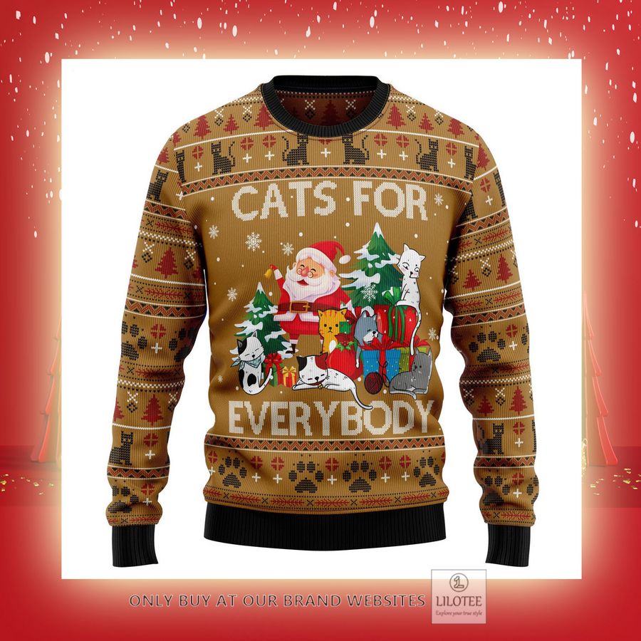 Cats For Everybody Ugly Christmas Sweater - LIMITED EDITION 13 Cats For Everybody Ugly Christmas Sweater - LIMITED EDITION - Image 13