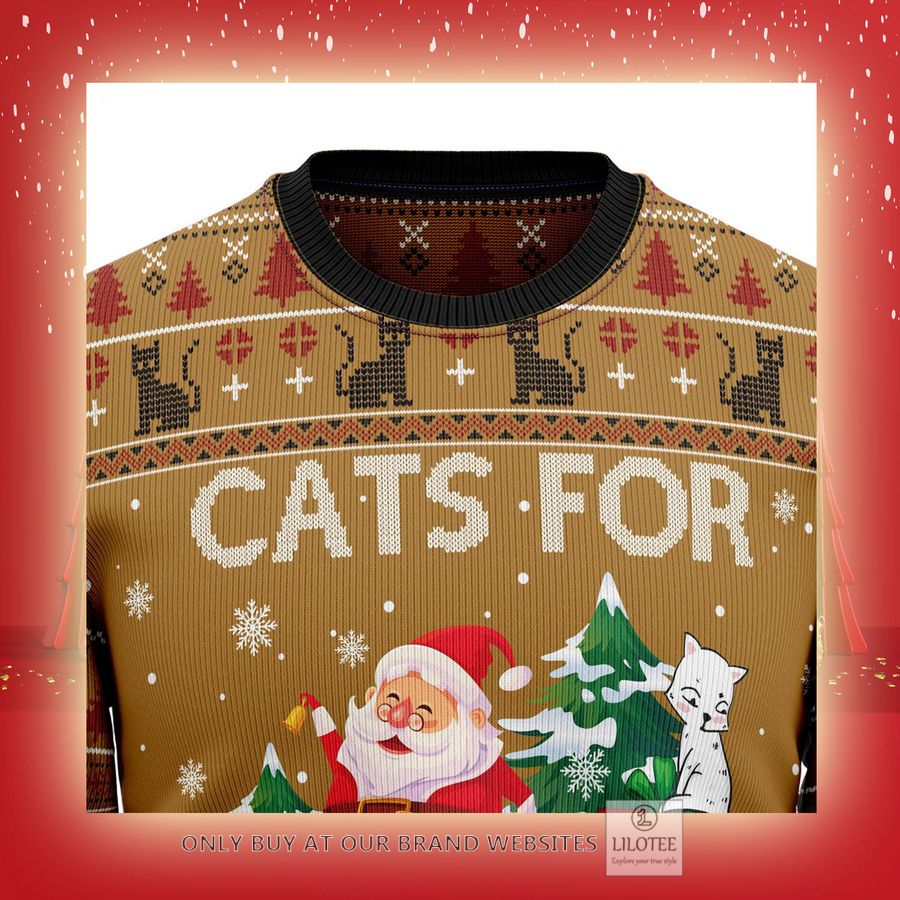 Cats For Everybody Ugly Christmas Sweater - LIMITED EDITION 14 Cats For Everybody Ugly Christmas Sweater - LIMITED EDITION - Image 14