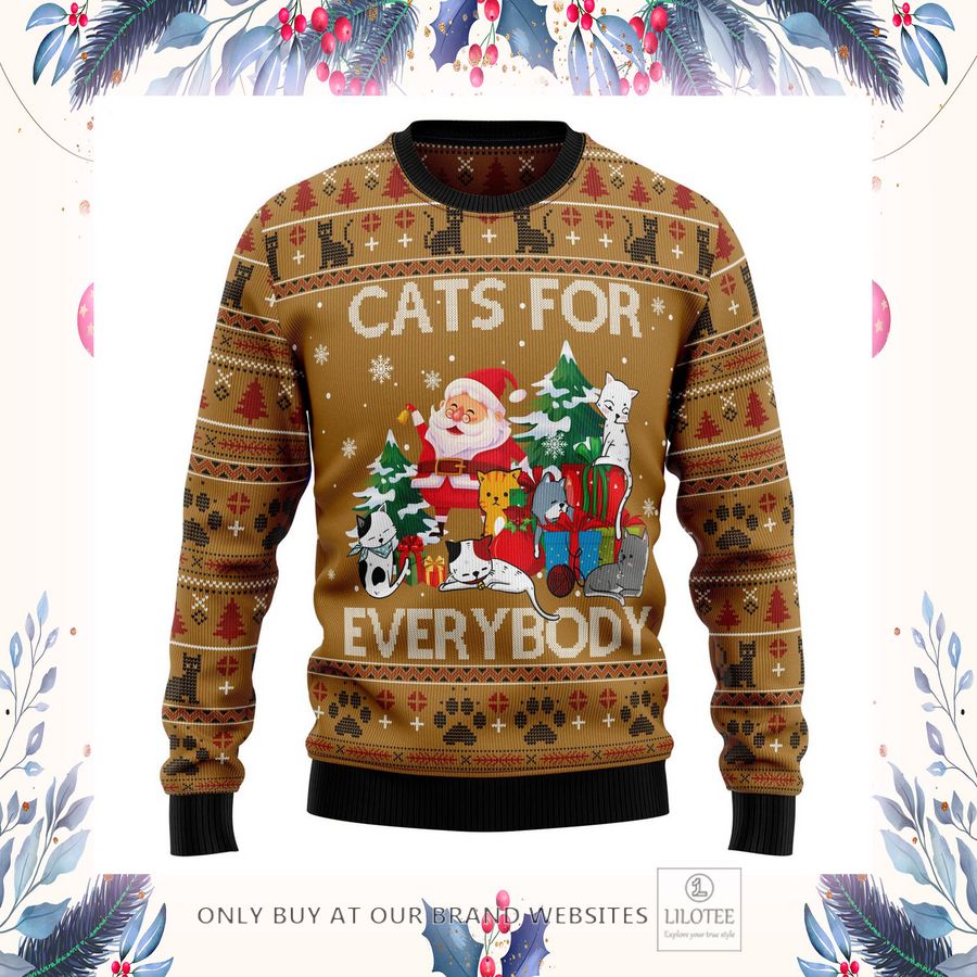 Cats For Everybody Ugly Christmas Sweater - LIMITED EDITION 16 Cats For Everybody Ugly Christmas Sweater - LIMITED EDITION - Image 16