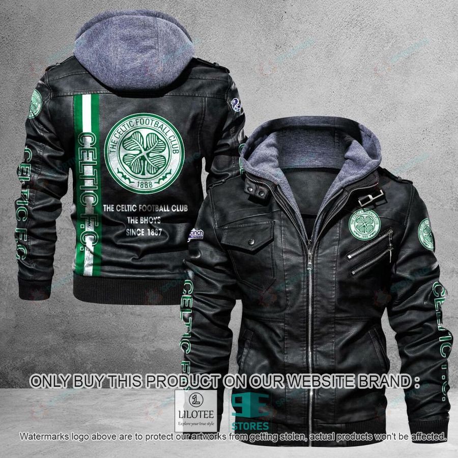 Celtic F.C The Bhoys Since 1887 Leather Jacket - LIMITED EDITION 5