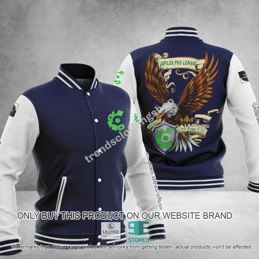 Alternative view of Cercle Brugge Eagle League Baseball Jacket
