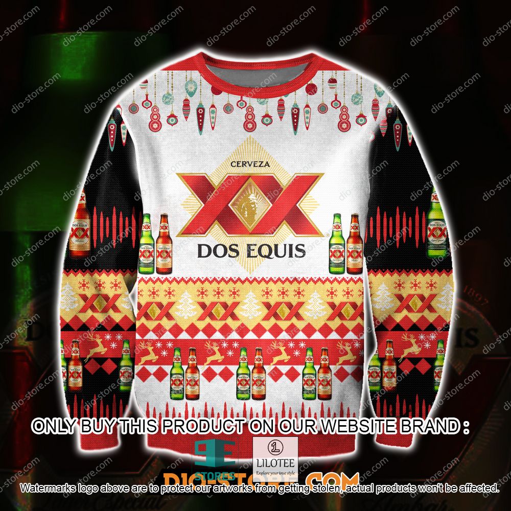 Cerveza Dos Equis Beer Ugly Christmas Sweater - LIMITED EDITION 10