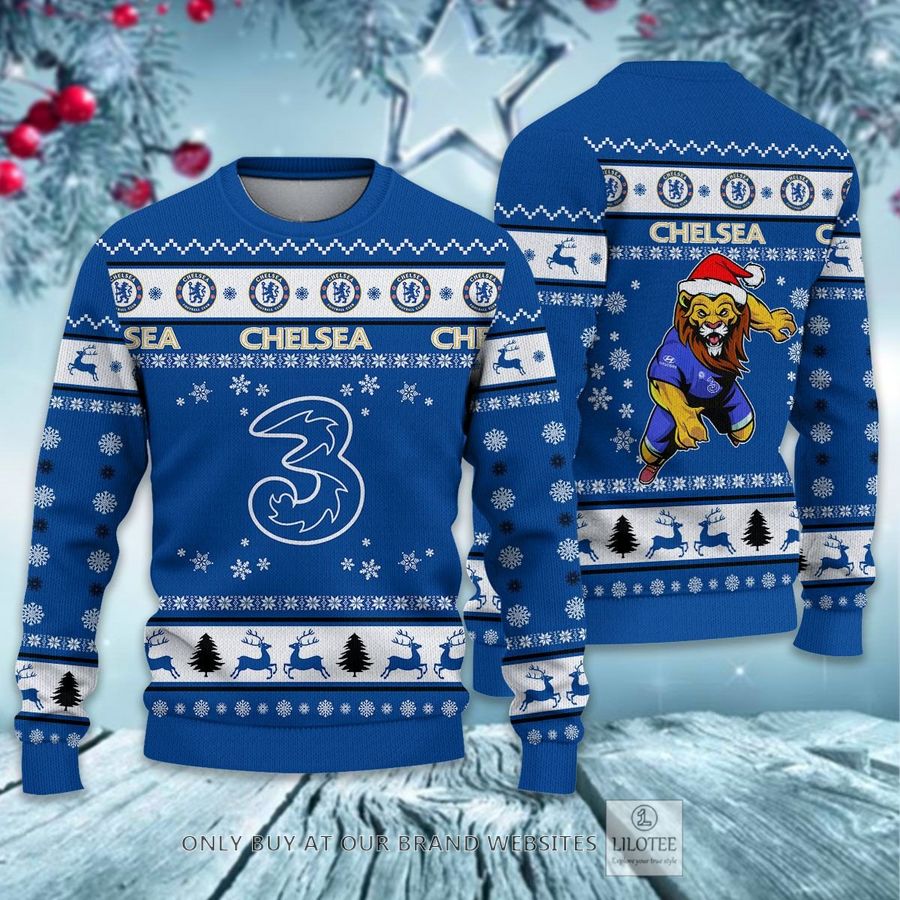 Chelsea F.C. Ugly Christmas Sweater - LIMITED EDITION 49