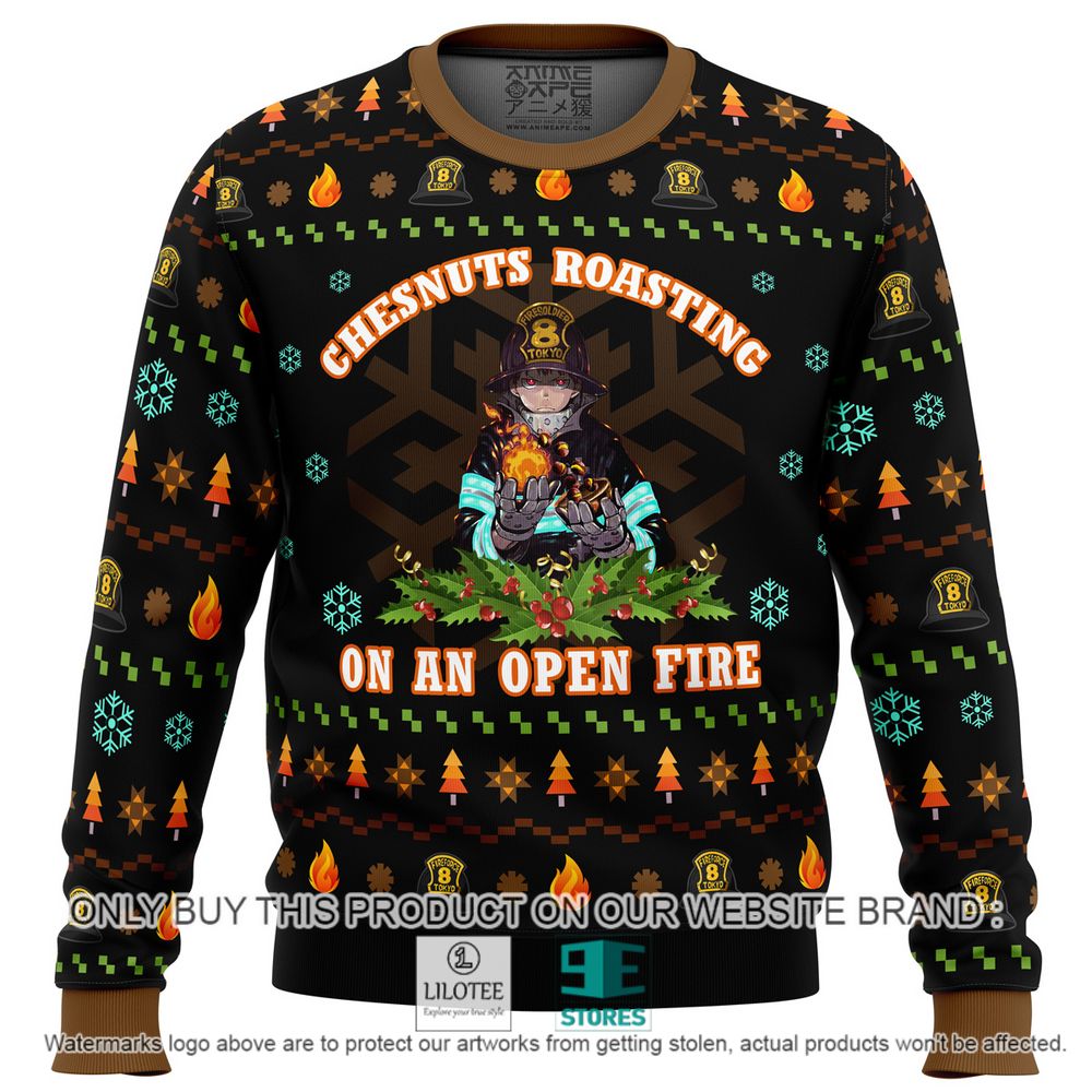 Chestnuts Roasting On An Open-Fire Tokyo Christmas Sweater - LIMITED EDITION 10