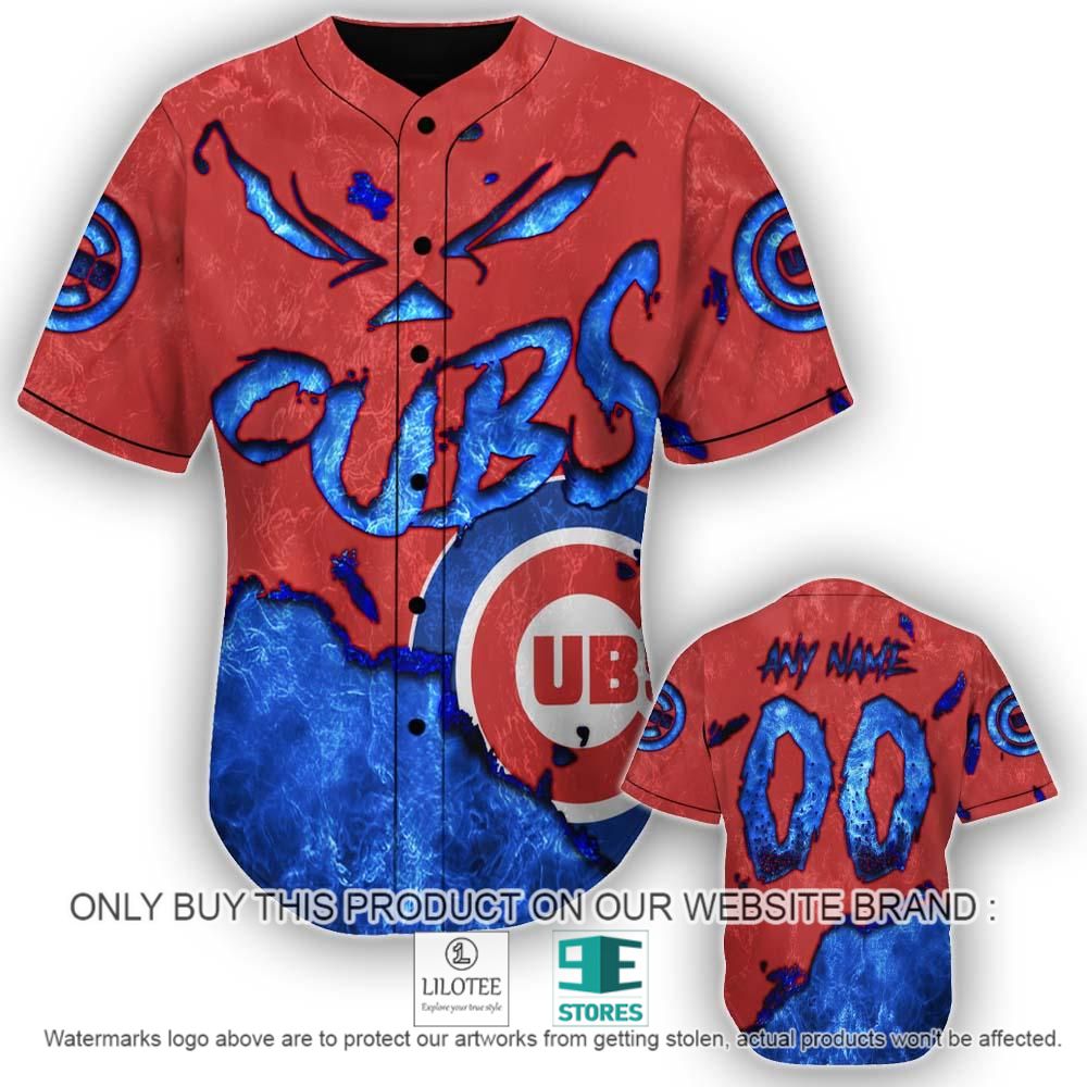 Chicago Cubs Blood Personalized Baseball Jersey - LIMITED EDITION 11