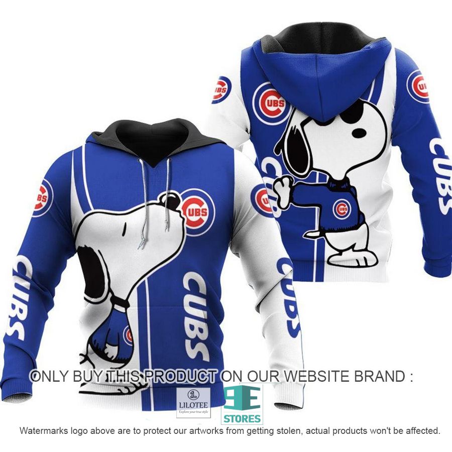 Chicago Cubs Snoopy Hoodie 9
