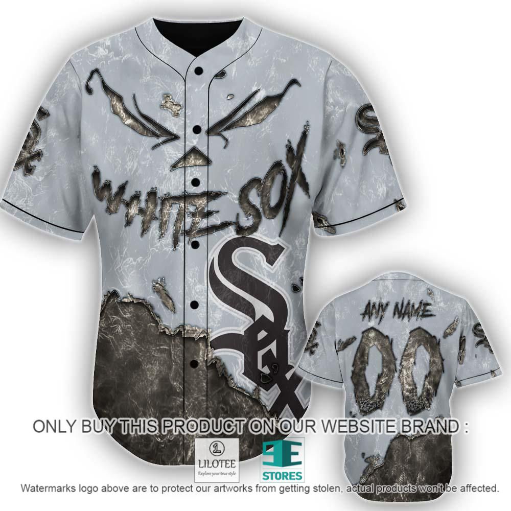 Chicago White Sox Blood Personalized Baseball Jersey - LIMITED EDITION 10