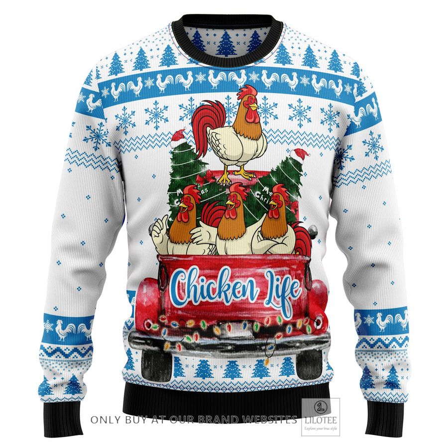 Chicken Life Ugly Christmas Sweater - LIMITED EDITION 31