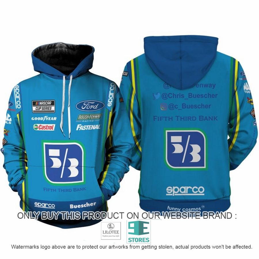 Chris Buescher Nascar 2022 Racing 3D Shirt, Hoodie 9