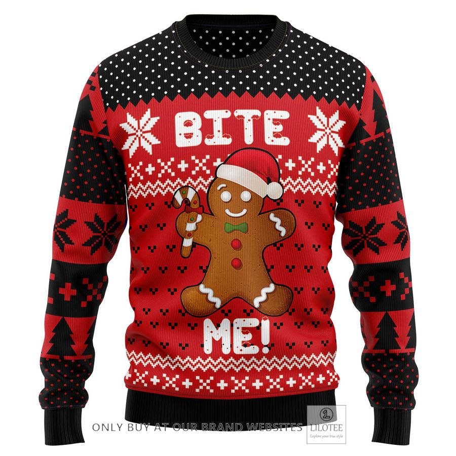 Christmas Bite Me Ugly Christmas Sweater - LIMITED EDITION 31
