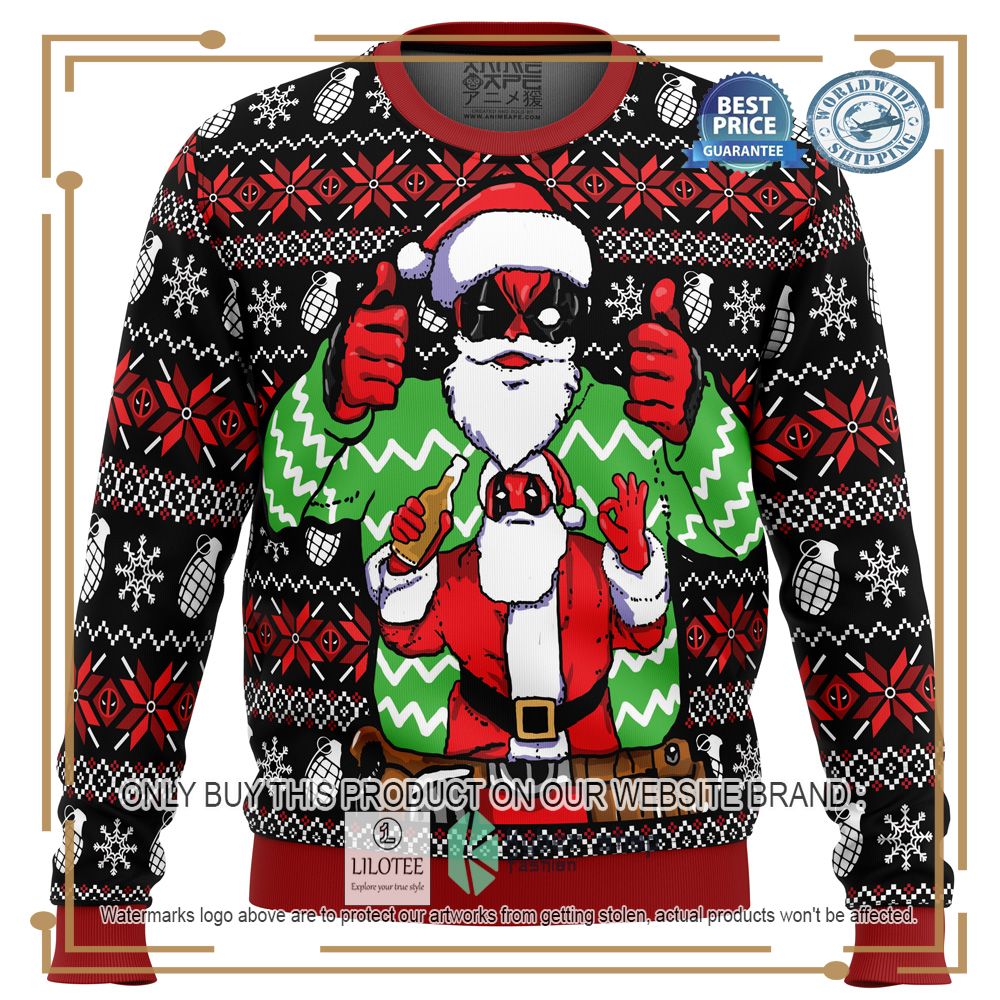 Christmas Deadpool Marvel Ugly Christmas Sweater - LIMITED EDITION 7