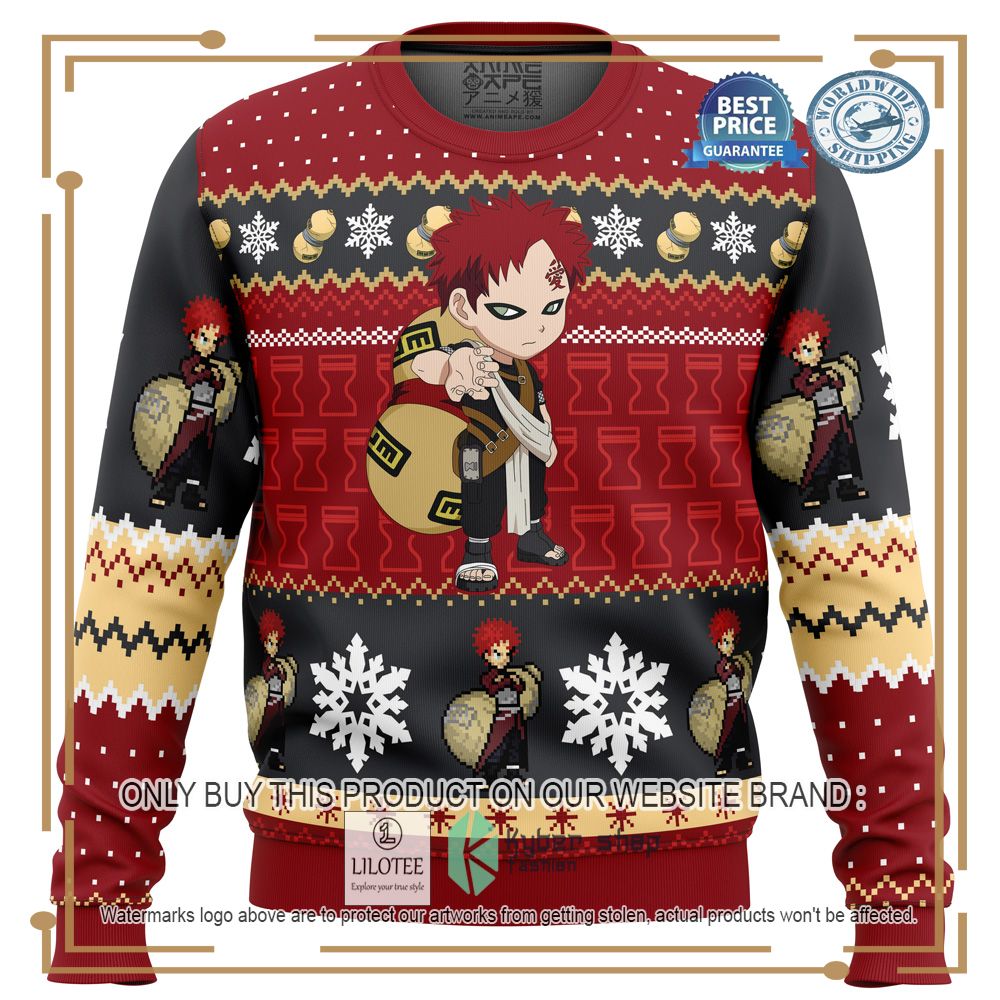 Christmas Gaara Naruto Ugly Christmas Sweater - LIMITED EDITION 2