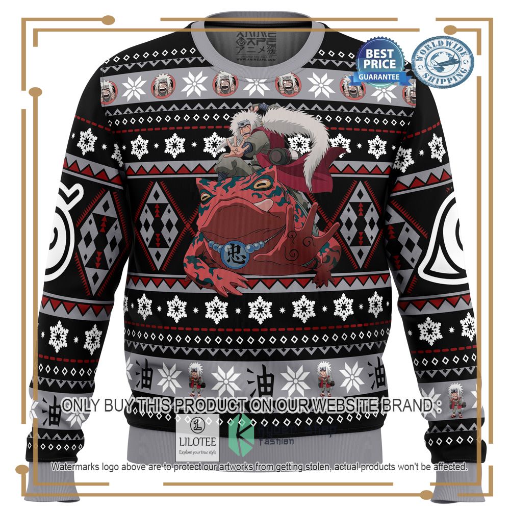 Christmas Jiraiya Naruto Ugly Christmas Sweater - LIMITED EDITION 10