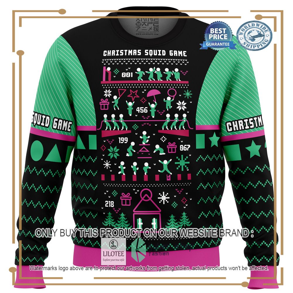 Christmas Squid Game Ugly Christmas Sweater - LIMITED EDITION 6