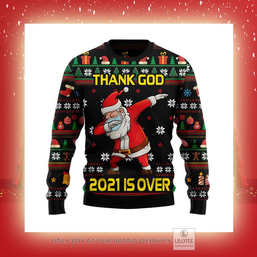 Christmas Thank God021 Is Over Santa D Ugly Christmas Sweater - LIMITED EDITION 10 Christmas Thank God021 Is Over Santa D Ugly Christmas Sweater - LIMITED EDITION - Image 10