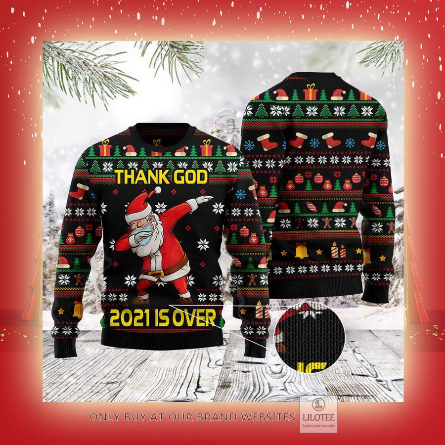 Christmas Thank God021 Is Over Santa D Ugly Christmas Sweater - LIMITED EDITION 12 Christmas Thank God021 Is Over Santa D Ugly Christmas Sweater - LIMITED EDITION - Image 12