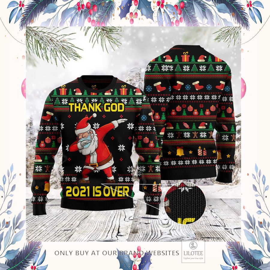 Christmas Thank God021 Is Over Santa D Ugly Christmas Sweater - LIMITED EDITION 16 Christmas Thank God021 Is Over Santa D Ugly Christmas Sweater - LIMITED EDITION - Image 16