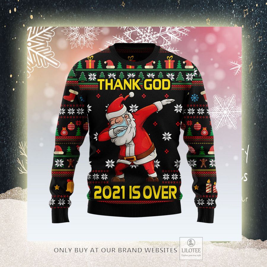 Christmas Thank God021 Is Over Santa D Ugly Christmas Sweater - LIMITED EDITION 5 Christmas Thank God021 Is Over Santa D Ugly Christmas Sweater - LIMITED EDITION - Image 5