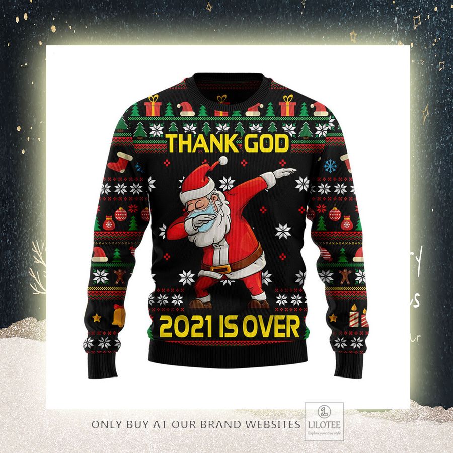 Christmas Thank God021 Is Over Santa D Ugly Christmas Sweater - LIMITED EDITION 6 Christmas Thank God021 Is Over Santa D Ugly Christmas Sweater - LIMITED EDITION - Image 6