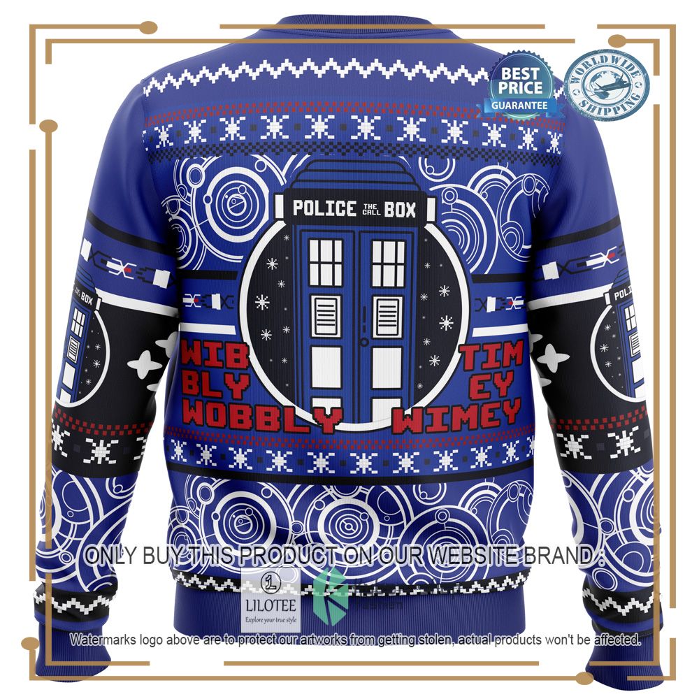 Christmas Through Time And Space Doctor Who Ugly Christmas Sweater - LIMITED EDITION 3 Christmas Through Time And Space Doctor Who Ugly Christmas Sweater - LIMITED EDITION - Image 3
