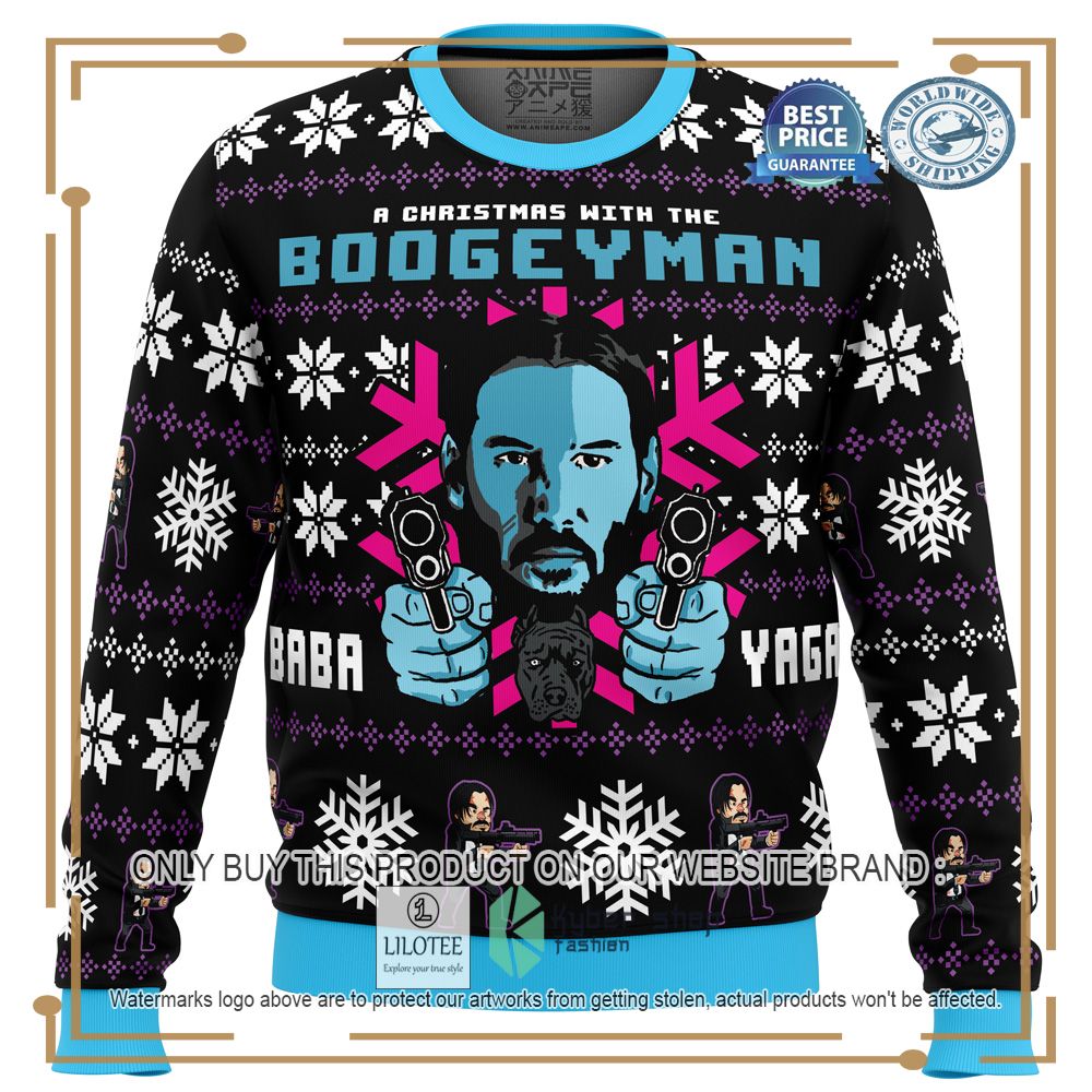 Christmas with the Boogeyman John Wick Ugly Christmas Sweater - LIMITED EDITION 7